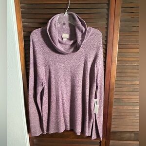 Sonoma Lavender Cowl Neck Sweater by Chicos